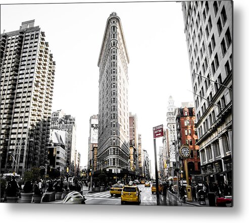 Street Metal Print featuring the photograph Desaturated New York by Nicklas Gustafsson