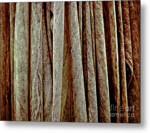 Abstract Metal Print featuring the photograph Desert and Breeze by Fei A