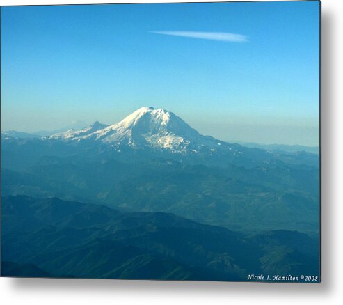 Mountain Metal Print featuring the photograph Distant Mountain by Nicole I Hamilton