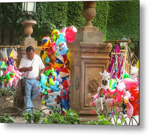 Balloons Metal Print featuring the photograph Do I have Balloons by Barry Weiss