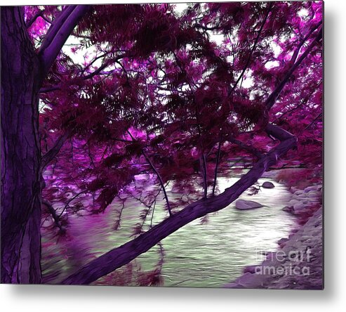 River Metal Print featuring the photograph Down By The River by Krissy Katsimbras