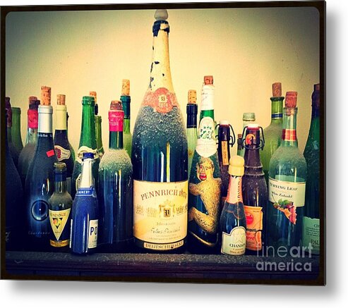Wine Metal Print featuring the photograph Dust on the Bottle by Garren Zanker
