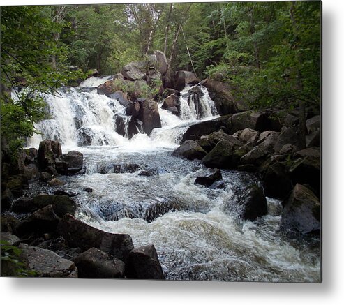 Elllis Falls Metal Print featuring the photograph Ellis Falls of Maine by Catherine Gagne