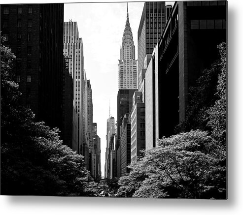 Chrysler Metal Print featuring the photograph New York City View of Chrysler Building by M G Whittingham