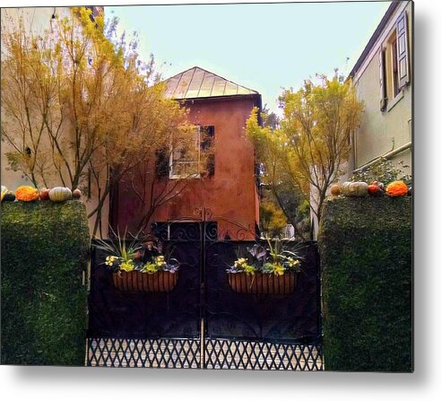Charleston Metal Print featuring the photograph Fall Into Charleston by Sherry Kuhlkin