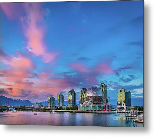 America Metal Print featuring the photograph False Creek by Inge Johnsson