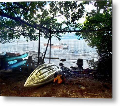 Tahiti Metal Print featuring the photograph Fisherman's Cove in Moorea by Kathryn McBride