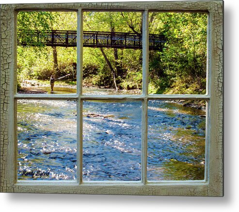 Fishing Metal Print featuring the photograph Fishing Window by Randy Sylvia