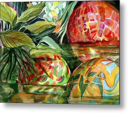 Float Metal Print featuring the painting Floating by Mindy Newman