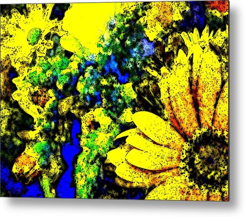 Flower Metal Print featuring the photograph Flowers That Like Water by Andy Rhodes