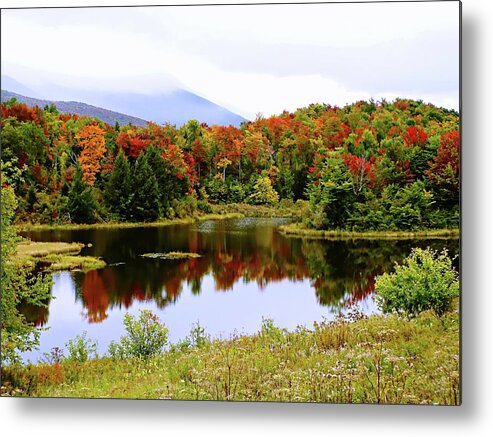 United States Metal Print featuring the photograph Foggy day in Vermont by Joseph Hendrix