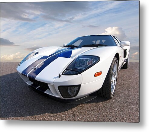 Ford Gt40 Metal Print featuring the photograph Ford GT 2005 by Gill Billington