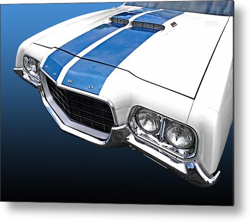 Ford Metal Print featuring the photograph Ford Ranchero 500 by Gill Billington