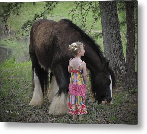 Children Metal Print featuring the photograph Forest Friends by Terry Kirkland Cook