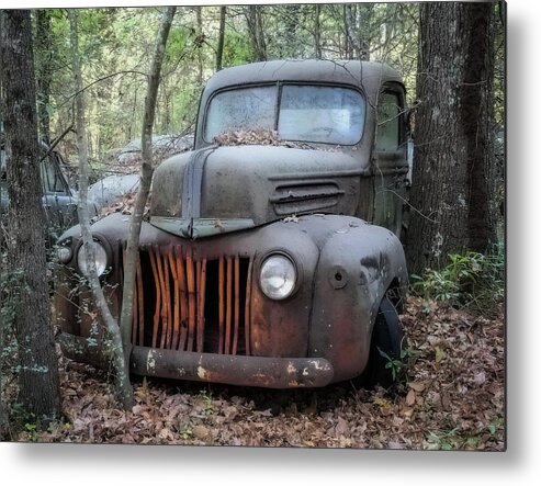 Ford Truck Metal Print featuring the digital art Forgotten by Patrice Zinck