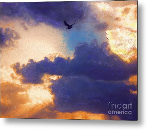 Bird Metal Print featuring the photograph Free by Jeff Breiman