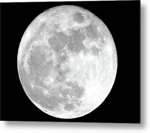 Full Moon Metal Print featuring the photograph Full Moon by Jackson Pearson