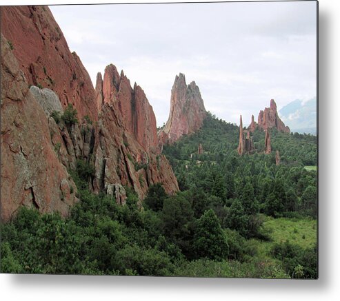 Garden Of The Gods Metal Print featuring the photograph Garden of the Gods 39 by Pamela Critchlow