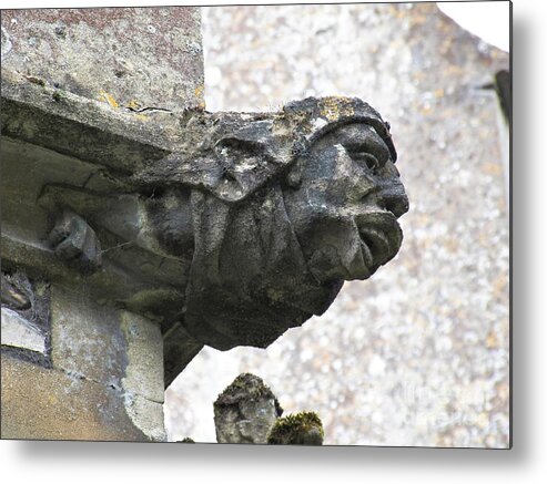 Pewsey Village And Civil Parish Metal Print featuring the photograph Gargoyle Who? by David A James