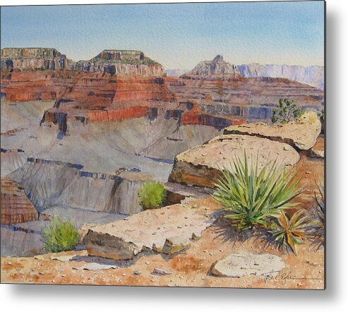 Grand Canyon Metal Print featuring the painting Grand Canyon by Tyler Ryder