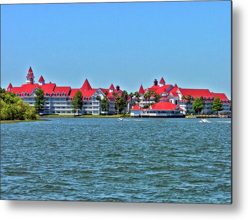 Grand Floridian Resort Metal Print featuring the photograph Grand Floridian Resort and Spa MP by Thomas Woolworth