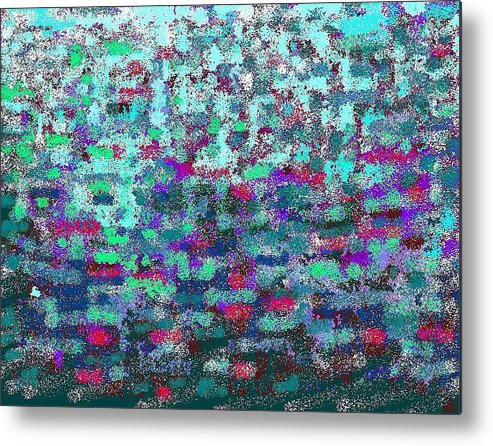 Color Harmony Metal Print featuring the digital art Green by Beebe Barksdale-Bruner