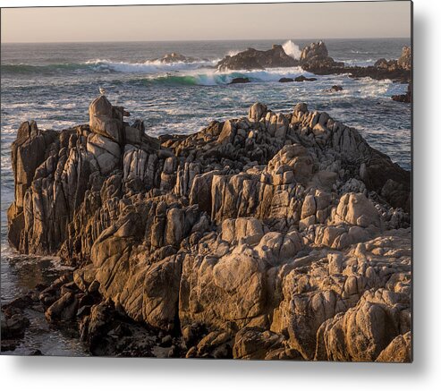Rocky Coastline Metal Print featuring the photograph Guardians of the Shore by Derek Dean