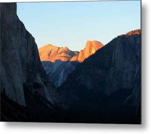 Half Dome Metal Print featuring the photograph Half Dome Sunset by Connor Beekman