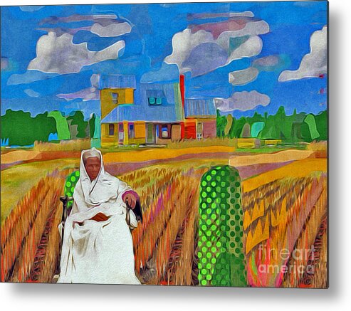 Slavery Metal Print featuring the painting Harriet and The Station House by Joe Roache