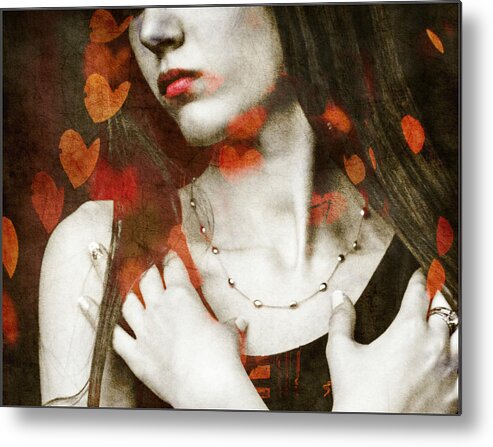 Lovers Metal Print featuring the digital art Heart of Gold by Paul Lovering