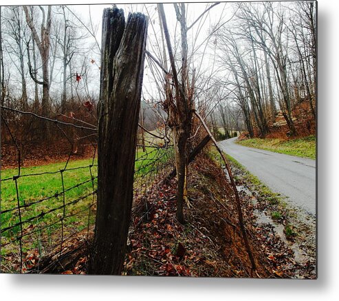 Country Metal Print featuring the photograph Humble Valley Road by Christopher Brown