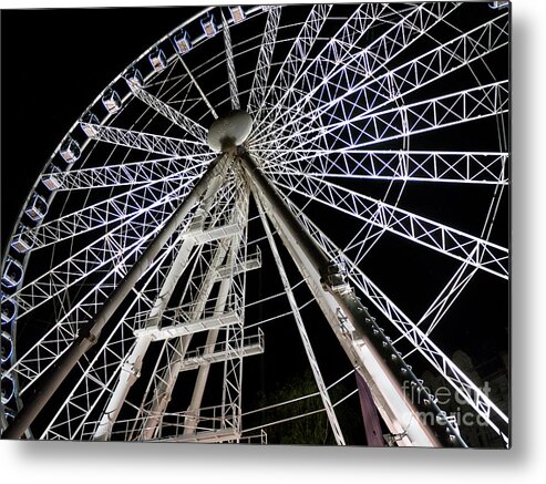 Budapest Metal Print featuring the photograph Hungarian Wheel by Brenda Kean