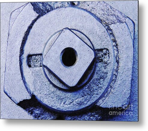 Hydrant Metal Print featuring the photograph Hydrant 3 by Sarah Loft