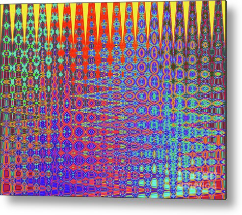 Happy Metal Print featuring the digital art I Had A Happy Childhood by Ann Johndro-Collins