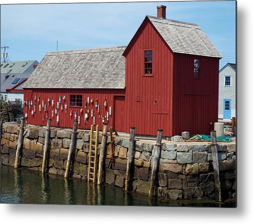Motif 1 Metal Print featuring the photograph Iconic Rockport MA by Bruce Gannon