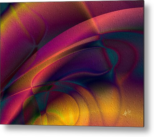 Immersion Metal Print featuring the digital art Immersion by Kiki Art