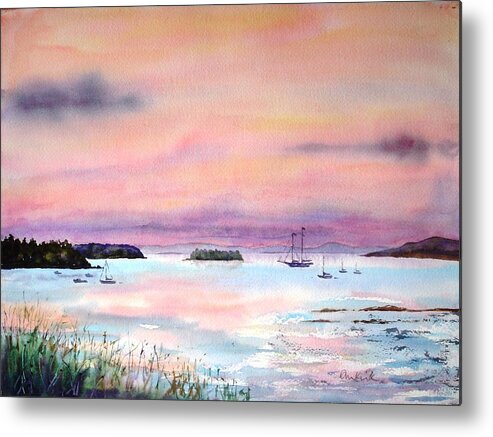 Sunsets Metal Print featuring the painting In Good Company by Diane Kirk