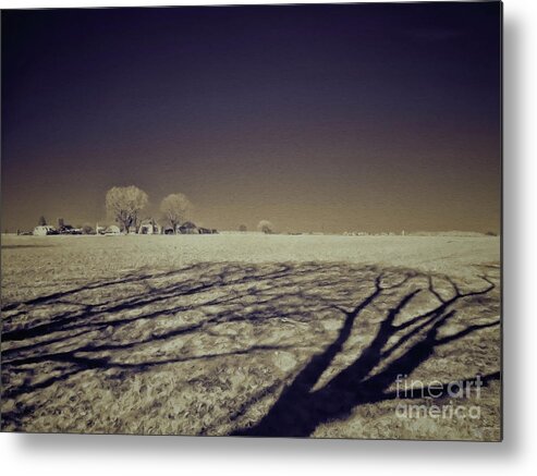 Landscape Metal Print featuring the photograph Infrared Landscape Lancaster PA by Jeff Breiman