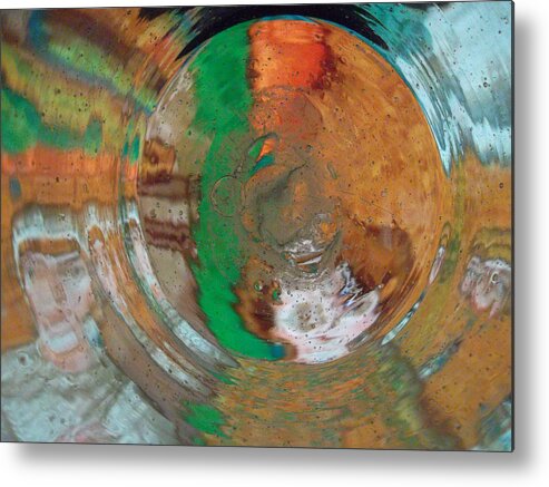 Abstract Metal Print featuring the photograph Inner Child by Susan Esbensen