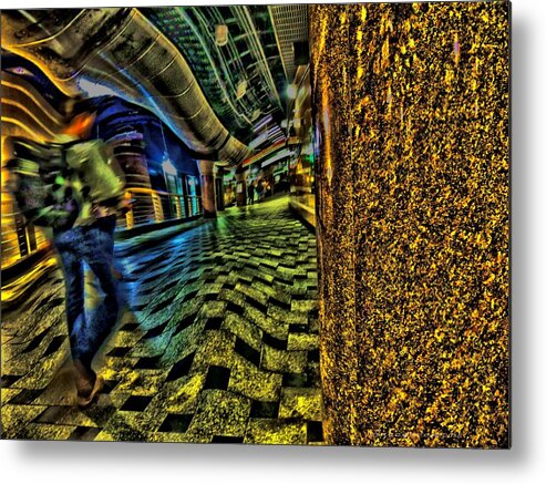 Subway Metal Print featuring the digital art Into the Void by Vincent Green