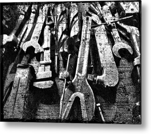 Tools Metal Print featuring the photograph Iron Tools by Joan Reese