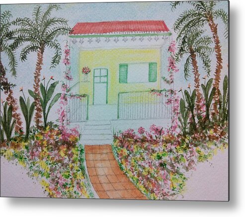 Island Style Metal Print featuring the painting Island style by Susan Nielsen