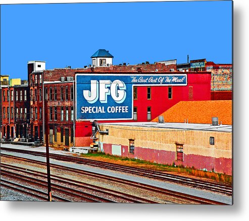 Coffee Metal Print featuring the photograph JFG Coffee by Steven Michael