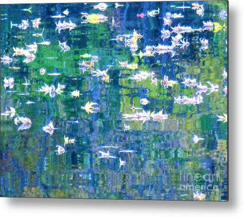 Abstract Metal Print featuring the photograph JOY by Sybil Staples