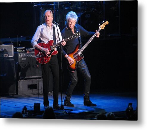 Moody Blues Metal Print featuring the photograph Justin and John in Concert 2 by Melinda Saminski