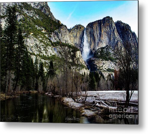 Landscape Metal Print featuring the photograph King of Waterfalls by Adam Morsa