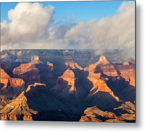 Landscape Metal Print featuring the photograph Lights And Shadows In The Canyon by Jonathan Nguyen