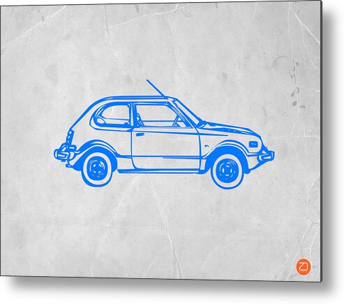 Classic Car Metal Print featuring the painting Little Car by Naxart Studio