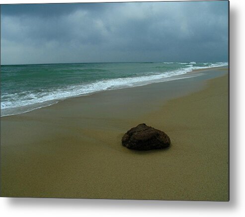 Beach Metal Print featuring the photograph Lonesome by Juergen Roth