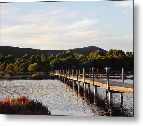 #sardinia #sand #summer #sea #travel #island #islet #italy #italia #sardegna #isle #reef #bridge #associate #sail #cruise #holiday #liberty #nature #landscape Metal Print featuring the photograph Lonlyness, Sulcis by Martina Uras